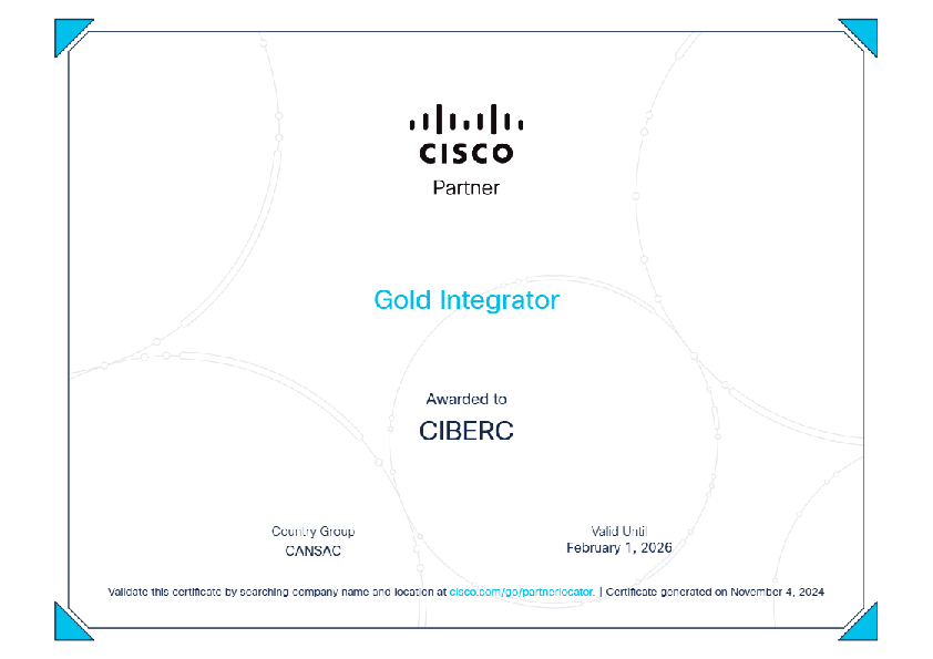 CIBERC RENUEVA SU CERTIFICACIÓN